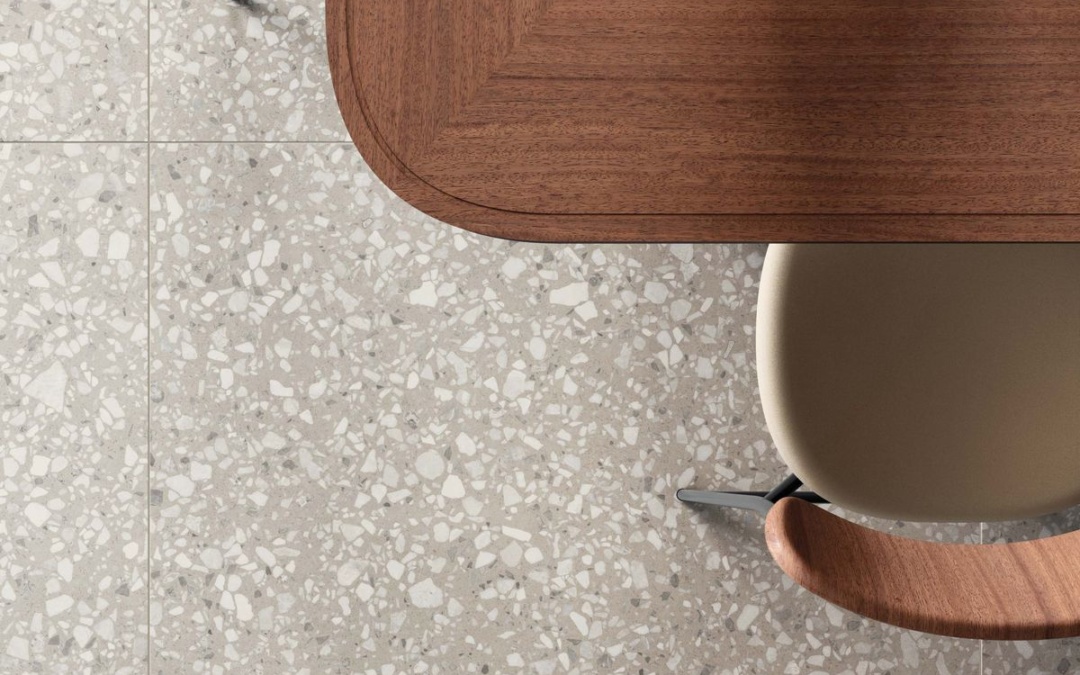 Le Ville di Casalgrande Padana: preziosi frammenti in gres porcellanato effetto terrazzo