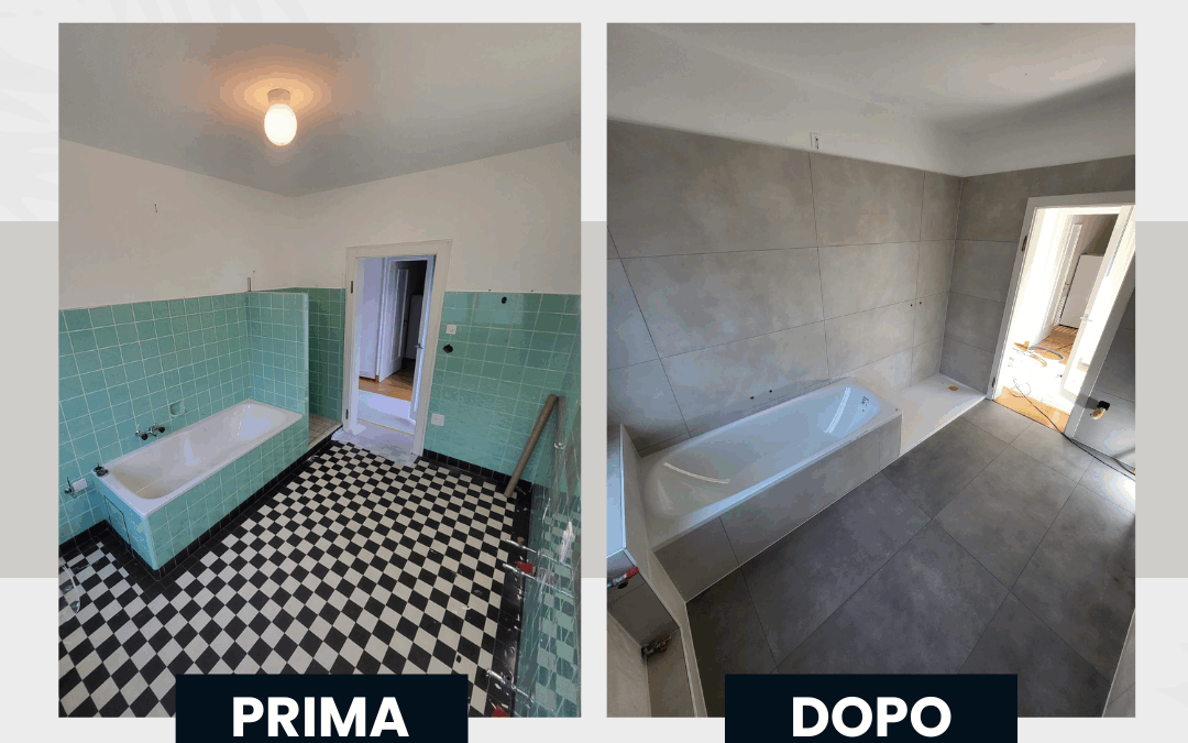 Prima-dopo ristrutturazione bagno