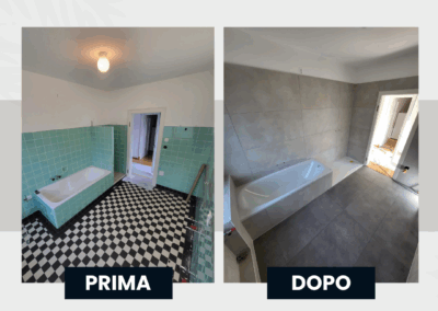 Prima-dopo ristrutturazione bagno